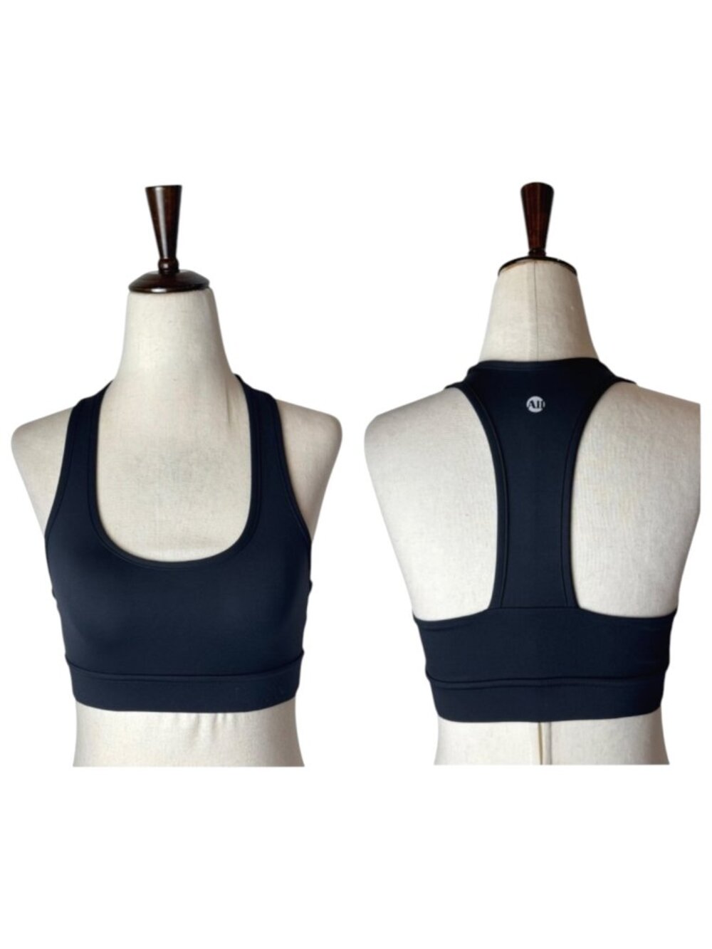 All Access Sports Bra‎ Women XS Black Brandier Front Row Y Back NWOT Athletic